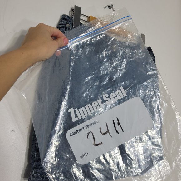 Reitmans Women's Blue Jeans Pockets Zip Front Business Casual Mini Denim Skirts - Picture 12 of 12